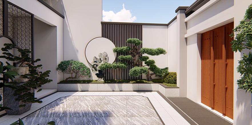 鱼洞好的庭院设计电话