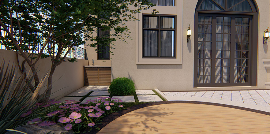 重庆好的庭院设计施工电话